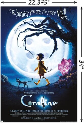 Trends International Coraline - Braver One Sheet Wall Poster in Saudi Arabia