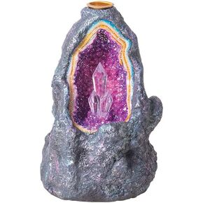 Fujima Crystal Cave Backflow Incense Burner W/LED Light - 6.5" in Kuwait