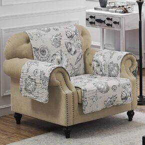 Barefoot Bungalow Cruz Loveseat Protector, Linen