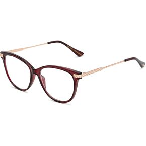 Sofia Vergara x Foster Grant Women's Liliana Cat-Eye Reading Glasses, Wine, 51 mm + 1.25 in Saudi Arabia