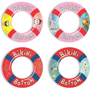 HK Studio Funny Lifebuoy for Cool Room Decor 12" Pack 4 - PVC Funny Decor for Dorm, Teen Room Decor, Ocean Decor in Saudi Arabia