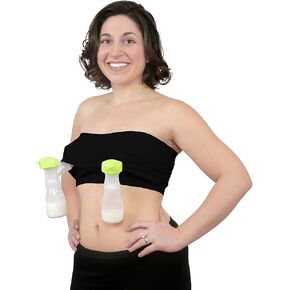 Rumina’s Strapless Nursing Bra with Built-in Hands-Free Pumping Bra