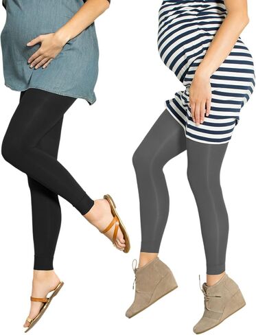 Preggers 2 حزمة 10-15mmhg طماق ضغط الأمومة بدون أقدام in Saudi Arabia