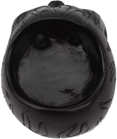 حامل شموع على شكل جمجمة من طراز القوطي وحامل شموع على شكل جمجمة وهيكل عظمي من الراتينج الشمعدان الحرف الشمعدان للحفل بعيد الهالوين والكريسماس ومخيف تزيين المنزل in Kuwait