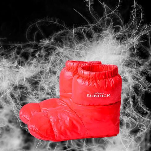 doorslay Down Booties Warm Socks for Men Women, Ultralight Sleeping Sock for Winter Camping, Backpacking, Soft & Cozy Camp Tent Bag Down Slippers Foot Warmer in Saudi Arabia