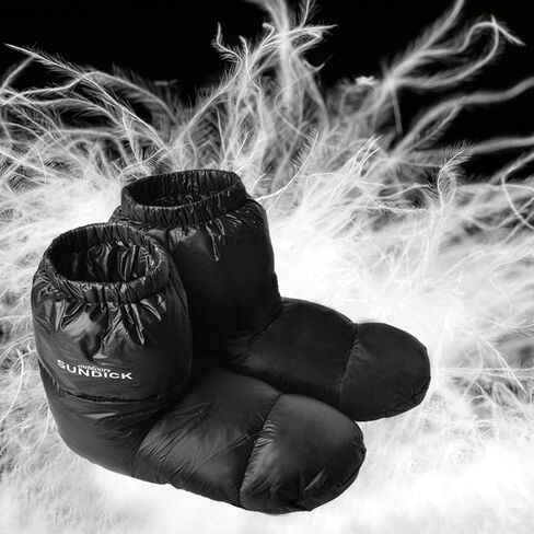 doorslay Down Booties Warm Socks for Men Women, Ultralight Sleeping Sock for Winter Camping, Backpacking, Soft & Cozy Camp Tent Bag Down Slippers Foot Warmer in Saudi Arabia