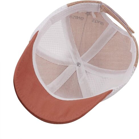 Boys Girls Cartoon Lion Baseball Cap Baby Half Mesh Adjustable Hat Quick Drying Baseball Hat Breathable Sun Protection Cap in Kuwait