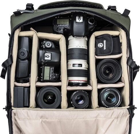 VANGUARD VEO Select 42T Roller Case/Trolley Bag for Pro DSLR/Mirrorless Cameras - Black in Saudi Arabia