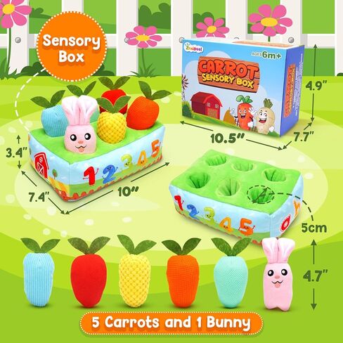 ألعاب الأطفال التعليمية من زاكسيديل مونتيسوري، ألعاب حسية مجعدة للأطفال، لعبة حصاد الجزر، مثالية للأطفال الصغار، ألعاب تعليمية ملونة لمرحلة ما قبل المدرسة، in Kuwait