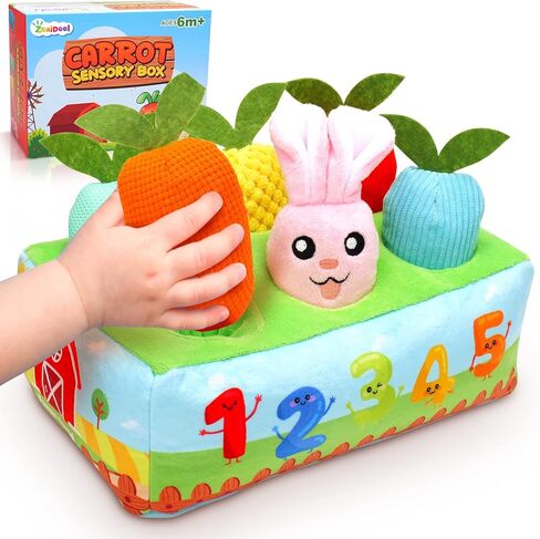 ألعاب الأطفال التعليمية من زاكسيديل مونتيسوري، ألعاب حسية مجعدة للأطفال، لعبة حصاد الجزر، مثالية للأطفال الصغار، ألعاب تعليمية ملونة لمرحلة ما قبل المدرسة، in Kuwait