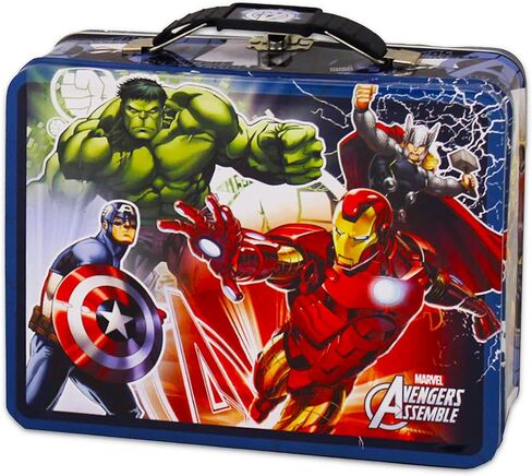 Marvel Avengers Backpack Set - 6 Piece Marvel Superhero School Backpack Bag Set with Snack Box, Pen, Bookmark, Stickers and More (Marvel School Supplies) in Kuwait
