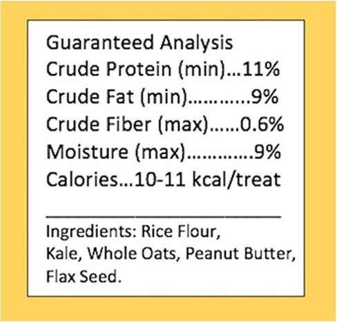 Dogs Love Us Kale Dog Treats, Crunchy Pet Snacks, Wheat Soy and Gluten-Free, Peanutty Peanut Butter Recipe, 6 oz. Bag (DLK-00014) in Saudi Arabia