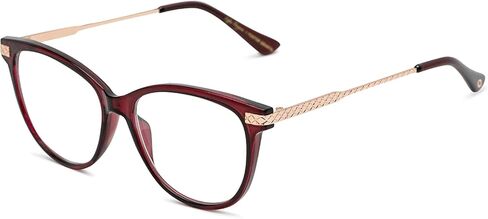 Sofia Vergara x Foster Grant Women's Liliana Cat-Eye Reading Glasses, Wine, 51 mm + 1.25 in Saudi Arabia