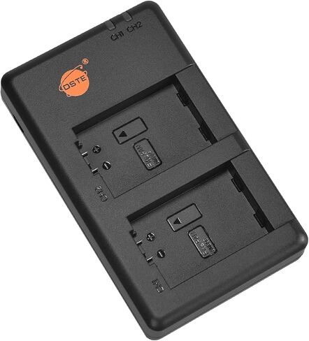 بديل DSTE لشاحن البطاريات المزدوج السريع مع كابل USB صغير متوافق مع بطارية باناسونيك DMW-BMB9 BMB9E in Kuwait