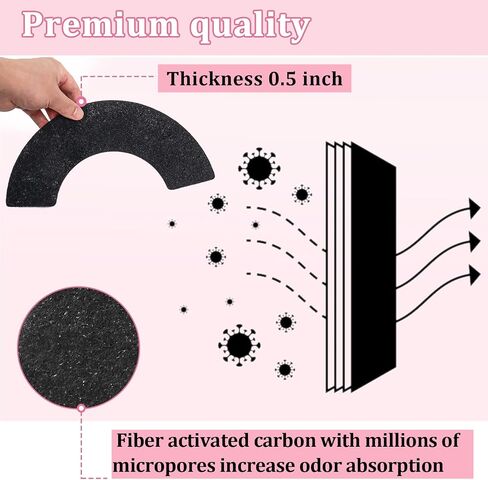 6 Pcs Replacement Carbon Filters Compatible with Litter-Robot 4 - Self Cleaning Cat Litter Box Filter Replacement to Eliminate Odor and Control Cat Body Moisture in Saudi Arabia