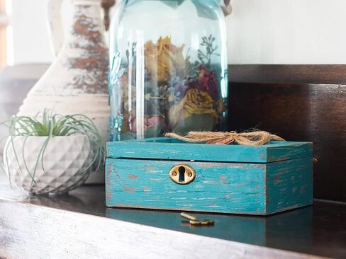 Cottage Garden Trust in Lord with All Heart Petite Locket Distressed Teal Music Box Plays How Great Thou Art in Saudi Arabia