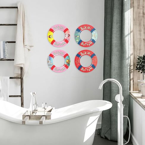 HK Studio Funny Lifebuoy Cool Room Decor - Room Decor Y2K for Dorm, Teen Bedroom 12" Pack 4 in Saudi Arabia