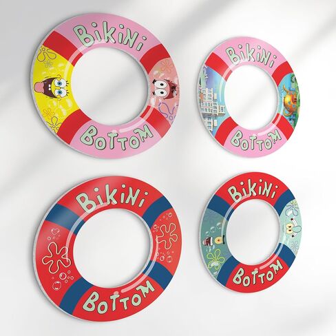 HK Studio Funny Lifebuoy Cool Room Decor - Room Decor Y2K for Dorm, Teen Bedroom 12" Pack 4 in Saudi Arabia