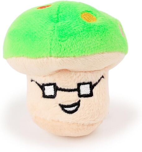 UEETEK 1 قطعة ألعاب قطيفة للحيوانات الأليفة، ألعاب مضغ للكلاب، جرو القطط، صوت عض لطيف، ألعاب صرير، تصميم فطر كرتوني (لون عشوائي) in Kuwait