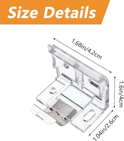 MOROBOR Window Blind Brackets, 6PCS Mounting Bracket with Metal Clip Blind Brackets for Window Blinds Cordless Shade Bracket Vertical Blind Headrail in Kuwait