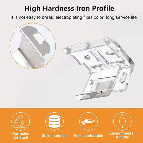 MOROBOR Window Blind Brackets, 6PCS Mounting Bracket with Metal Clip Blind Brackets for Window Blinds Cordless Shade Bracket Vertical Blind Headrail in Kuwait