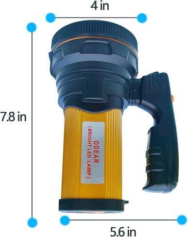 ODEAR السوبر مشرق الشعلة الكشاف يده المحمولة LED الأضواء USB قابلة للشحن متعددة الوظائف مصباح يدوي في الهواء الطلق طلقات طويلة مصباح in Kuwait