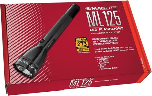 مصباح يدوي MagLite ML125 LED - نظام قابل للشحن - ML125-33014 in Saudi Arabia