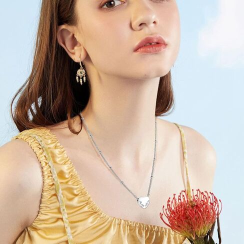 XIUDA قلادة جرة القلب للرماد مجوهرات حرق الجثث للأحباء دائمًا معي قلادة حرق الجثث للرجال والنساء مجوهرات قلادة الرماد in Kuwait