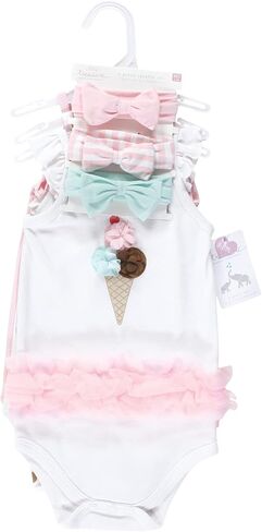 Little Treasure baby-girls Sleeveless Bodysuit and Headband Set in Saudi Arabia
