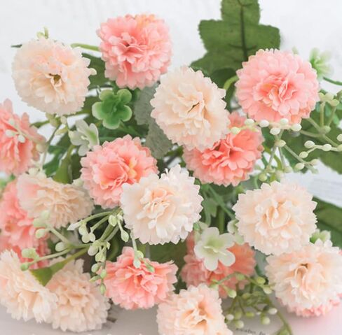 TBUY ROSE 2 حزمة صغيرة من زهور القرنفل الاصطناعية السائبة زهرة وهمية مع سيقان زهور القرنفل الحريرية لتزيين حفلات الزفاف والفنادق في الهواء الطلق (أرجواني) in Kuwait