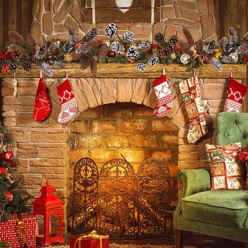 Winlyn 8 Pcs Snowy Natural Pinecone Picks Sprays Christmas Picks Spruce Pine Cones Branches Ornaments 14" Tall for Christmas Tree Rustic Floral Arrangements Wreath Holiday Centerpiece Winter Décor in Saudi Arabia