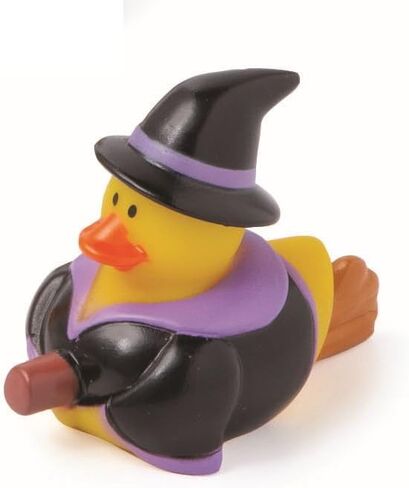 Halloween Witchcraft Rubber Duckies - 2.5" (12 Pcs) Vinyl Duckies in Unique and Creepy Designs – Perfect for Decorations, Party Favors, and Trick-or-Treat Fun! in Saudi Arabia