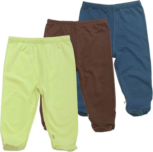 Babysoy Baby Essential 3-Piece Footie Pants Set in Saudi Arabia