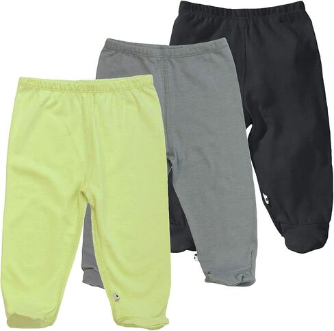 Babysoy Baby Essential 3-Piece Footie Pants Set in Saudi Arabia