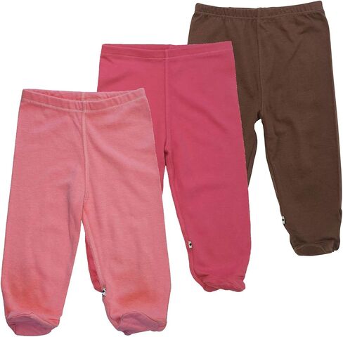 Babysoy Baby Essential 3-Piece Footie Pants Set in Saudi Arabia