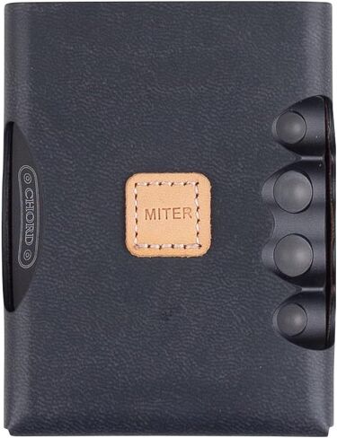 MITER Case for Chord Mojo 2, Handmade Artificial Italy PU Leather (Mojo 2 Single Black) in Kuwait