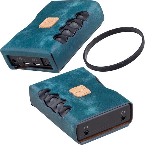 MITER Case for Chord Mojo 2, Handmade Artificial Italy PU Leather (Mojo 2 Single Black) in Kuwait