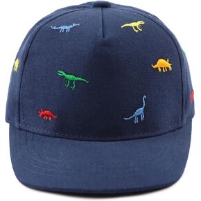 Peecabe Toddler Baseball Hat Novelty Boy Girl Sun Cap Flat Brim Kid Baseball Hats 6M-8Y