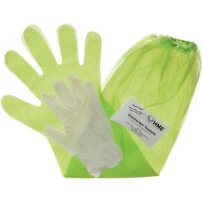 HME Game Cleaning Gloves with Towelette Disposable Shoulder-Length Field Dressing Gloves with Elastic Bands, Form-Fitting Gloves and 8" x 8" Disinfectant Towelette in Saudi Arabia