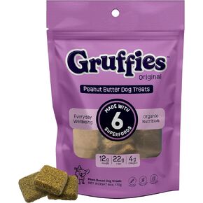 Calming Treats for Dogs, Peanut Butter Flavor 6 oz (Pack of 1) | Organic Dog Supplements for All Life Stages | Dog Treats for Stress & Loud Noises | Veterinarian Approved