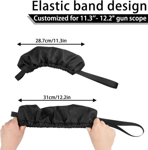 Xxerciz Scope Cover Nylon Rifle Spotting Optics Lens Cover, Scope Protector for Hunting Gun Scope with Soft Inner Fleece in Saudi Arabia