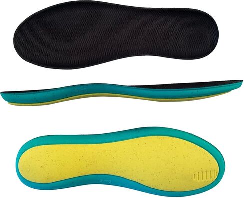 زوجان من النعال الداخلية المصنوعة من إسفنج الذاكرة، بطانة حذاء تمنع الرائحة للرجال والنساء والأطفال، نعال داخلية مسامية لأحذية العمل وأحذية الجري مع وسادة رائعة وامتصاص الصدمات (الرجال 10-11) in Kuwait