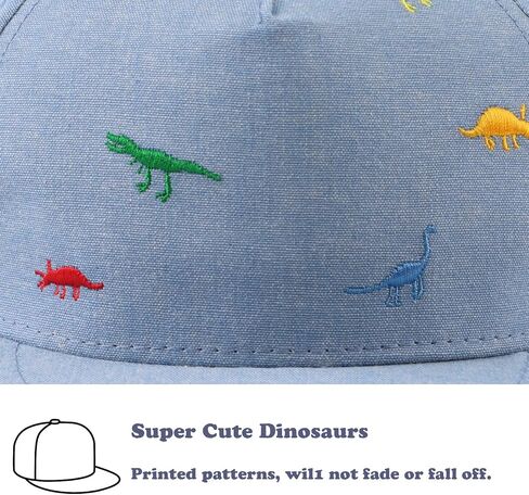 Peecabe Toddler Baseball Hat Novelty Boy Girl Sun Cap Flat Brim Kid Baseball Hats 6M-8Y in Saudi Arabia