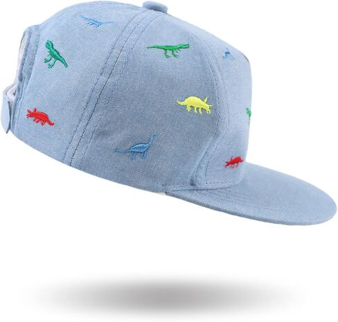 Peecabe Toddler Baseball Hat Novelty Boy Girl Sun Cap Flat Brim Kid Baseball Hats 6M-8Y in Saudi Arabia