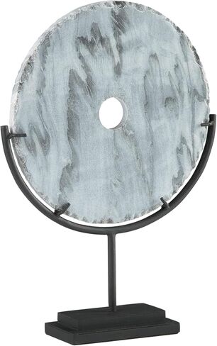Signature Design by Ashley Jillsen Contemporary Disc Sculpture, Black in Saudi Arabia