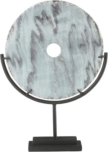 Signature Design by Ashley Jillsen Contemporary Disc Sculpture, Black in Saudi Arabia