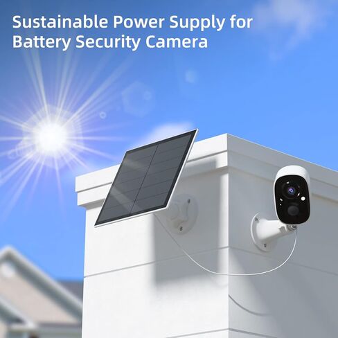 كاميرا IP لاسلكية للأمان في الهواء الطلق مع أضواء كاشفة وصفارة إنذار ولوحة شمسية، كاميرا واي فاي تعمل بالبطارية 5200 مللي أمبير في الساعة لأمن المنزل، رؤية ليلية ملونة، اكتشاف الذكاء الاصطناعي، محادثة ثنائية الاتجاه، SD/سحابة، Alexa (موديل CG6) in Kuwait