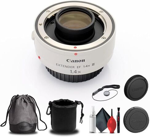 Canon Extender RF 1.4X (4113C002) + Lens Pouch + Cap Keeper + Cleaning Kit + More (Renewed) in Saudi Arabia
