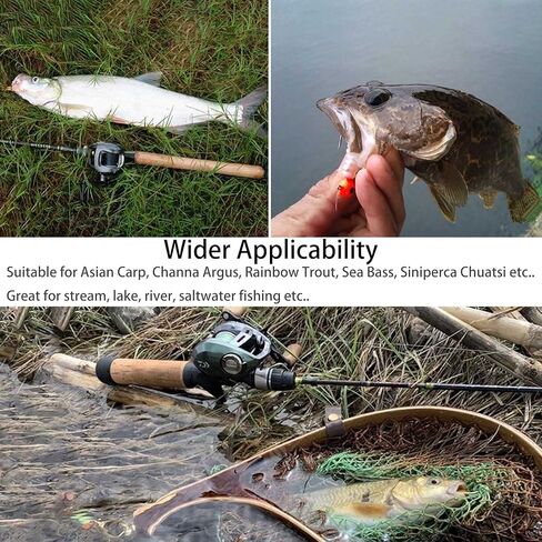 مجموعة طعوم صيد ناعمة مكونة من 17 قطعة، مجموعة خطافات راس كرابي جيغز من البلاستيك الناعم، طعم ذيل دودي، طعوم انبوبية رائحة، طعوم عيون ثلاثية الابعاد لسمك السلمون المرقط والسلمون المرقط والبلوجيل in Kuwait