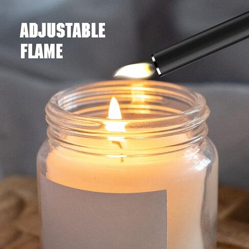 TRTRin 7.68-inch refillable lighters, 6 Pack Refillable Butane Lighter, with Fuel Visible Window, Adjustable Flame Long Lighter for BBQ Camping Durable BBQ Lighters, 6 Colors (Butane Not Included). in Kuwait